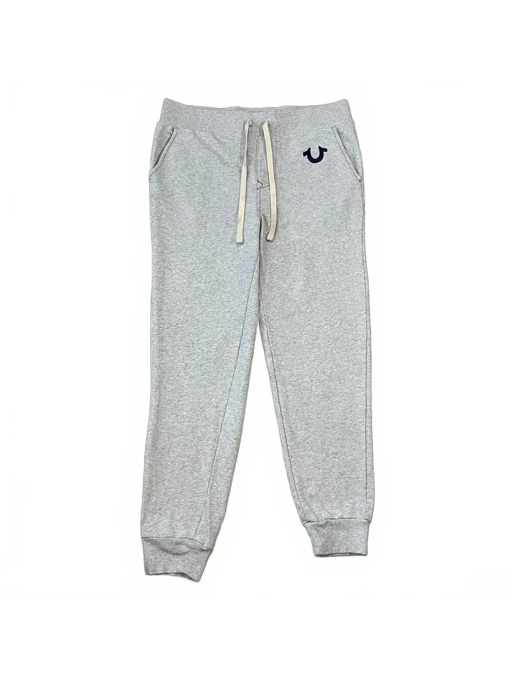 True Religion Mens Jogger Sweatpants Gray Size Large